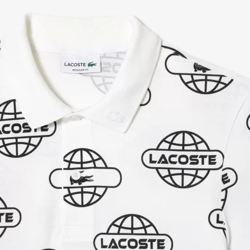 Movement Polo Imprime Mappemonde En Pique Ultralight | Lacoste Best