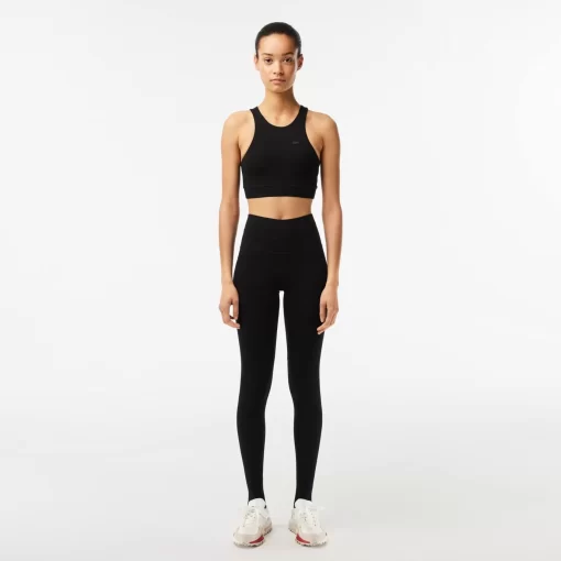 Legging Fuseau Femme En Polyamide Recycle | Lacoste Online