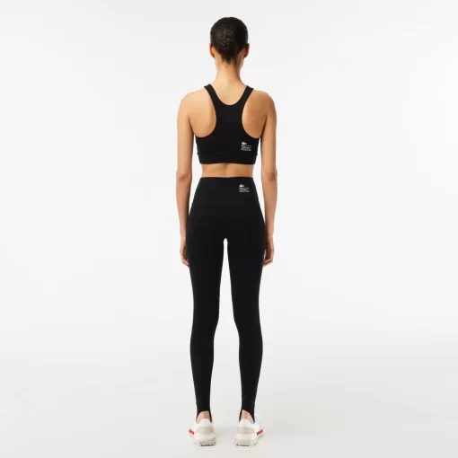 Legging Fuseau Femme En Polyamide Recycle | Lacoste Online