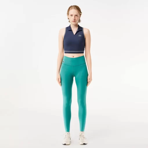 Legging Sport Imprime Avec Mini Poche | Lacoste Flash Sale