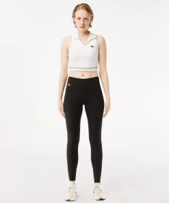 Legging Sport Imprime Avec Mini Poche | Lacoste Cheap