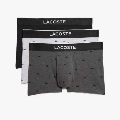 Lot De 3 Boxers Courts Casual Signature | Lacoste Cheap