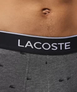 Lot De 3 Boxers Courts Casual Signature | Lacoste Cheap