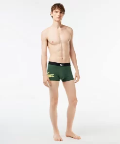 Lot De 3 Boxers Courts Depareilles En Coton Stretch | Lacoste Outlet