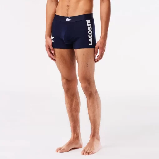 Lot De 3 Boxers Courts Depareilles En Coton Stretch | Lacoste Best