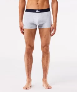 Lot De 3 Boxers Courts Depareilles En Coton Stretch | Lacoste Best