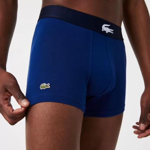 Lot De 3 Boxers Courts Depareilles En Coton Stretch | Lacoste Best