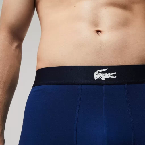 Lot De 3 Boxers Courts Depareilles En Coton Stretch | Lacoste Best