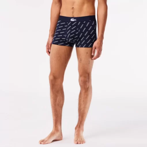 Lot De 3 Boxers Courts En Coton Stretch | Lacoste Best