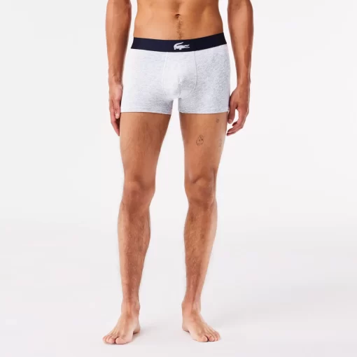 Lot De 3 Boxers Courts En Coton Stretch | Lacoste Best