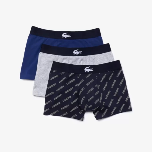 Lot De 3 Boxers Courts En Coton Stretch | Lacoste Best