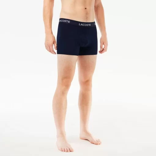 Lot De 3 Boxers Unis En Microfibre | Lacoste Outlet