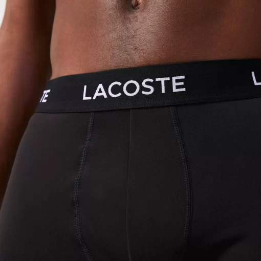 Lot De 3 Boxers Unis En Microfibre | Lacoste Sale