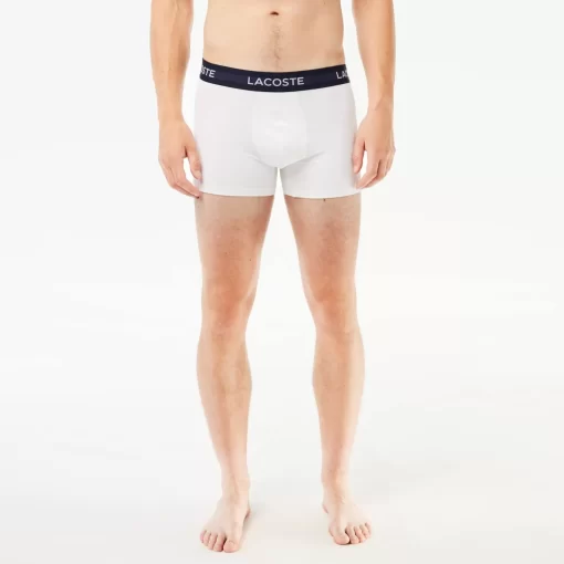 Lot De 3 Boxers Unis En Microfibre | Lacoste Outlet