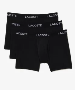 Lot De 3 Boxers Unis En Microfibre | Lacoste Sale