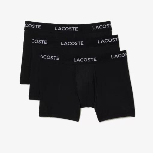 Lot De 3 Boxers Unis En Microfibre | Lacoste Sale