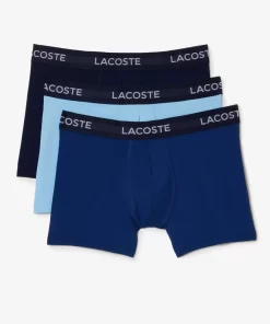 Lot De 3 Boxers Unis En Microfibre | Lacoste Fashion