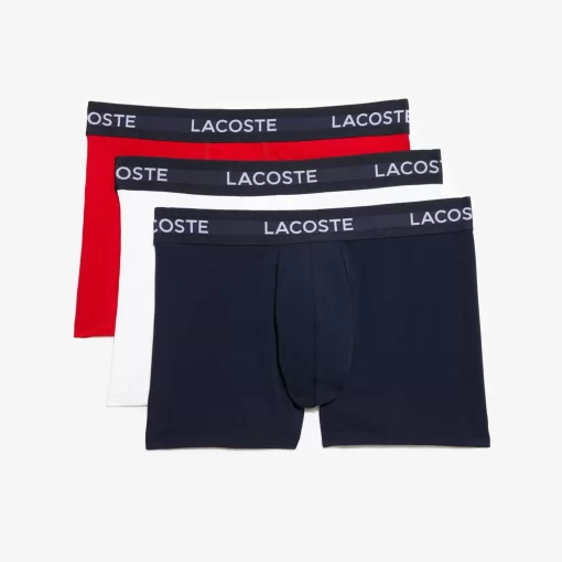 Lot De 3 Boxers Unis En Microfibre | Lacoste Outlet