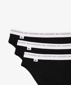 Lot De 3 Culottes Siglees En Coton Stretch | Lacoste Sale