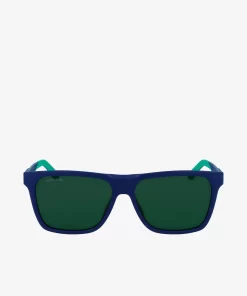 Lunettes De Soleil Homme Rectangulaires Rubber Croc | Lacoste Cheap