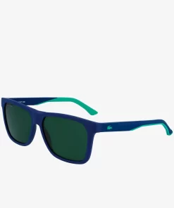 Lunettes De Soleil Homme Rectangulaires Rubber Croc | Lacoste Cheap