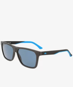 Lunettes De Soleil Homme Rectangulaires Rubber Croc | Lacoste Best Sale