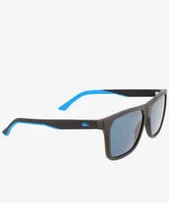 Lunettes De Soleil Homme Rectangulaires Rubber Croc | Lacoste Best Sale