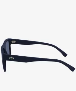 Lunettes De Soleil L.12.12 Rectangulaires Modifiees En Resine Vegetale | Lacoste Shop