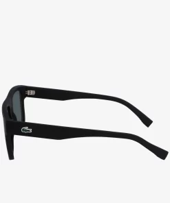 Lunettes De Soleil L.12.12 Rectangulaires Modifiees En Resine Vegetale | Lacoste Sale