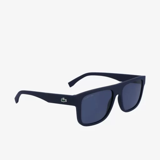 Lunettes De Soleil L.12.12 Rectangulaires Modifiees En Resine Vegetale | Lacoste Shop