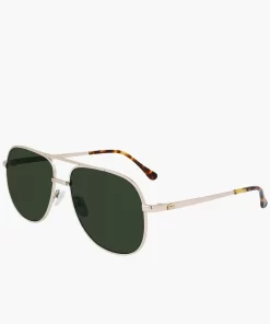 Lunettes De Soleil Navigateur Signature 101 En Metal | Lacoste Cheap