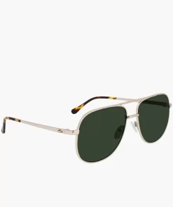 Lunettes De Soleil Navigateur Signature 101 En Metal | Lacoste Cheap