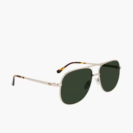 Lunettes De Soleil Navigateur Signature 101 En Metal | Lacoste Cheap