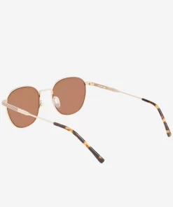 Lunettes De Soleil Ovales Unisexes Metal Line En Metal | Lacoste Cheap