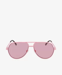 Lunettes De Soleil Pilote Unisexes Signature 101 En Metal | Lacoste Best Sale