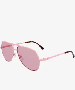 Lunettes De Soleil Pilote Unisexes Signature 101 En Metal | Lacoste Best Sale