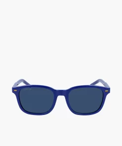 Lunettes De Soleil Rectangulaires Enfant Rubber Line | Lacoste Shop