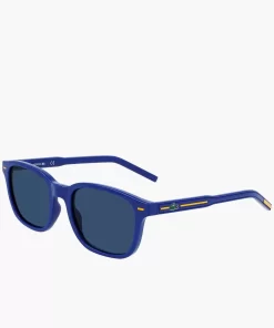 Lunettes De Soleil Rectangulaires Enfant Rubber Line | Lacoste Shop