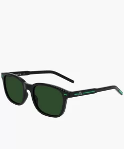 Lunettes De Soleil Rectangulaires Enfant Rubber Line | Lacoste Best Sale