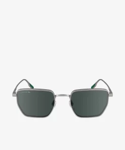 Lunettes De Soleil Retro Carrees En Metal | Lacoste Store