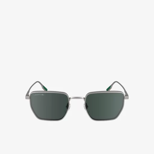 Lunettes De Soleil Retro Carrees En Metal | Lacoste Store