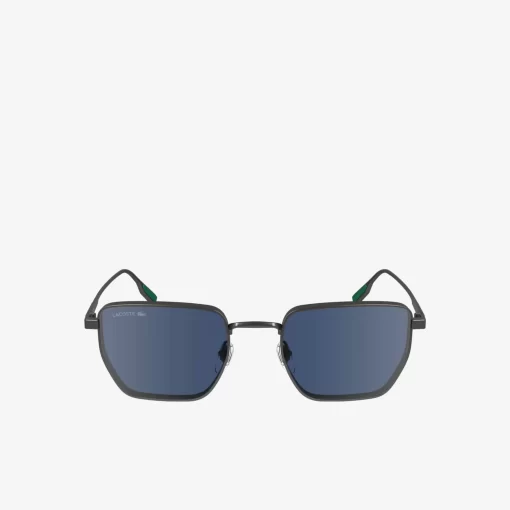 Lunettes De Soleil Retro Carrees En Metal | Lacoste Clearance