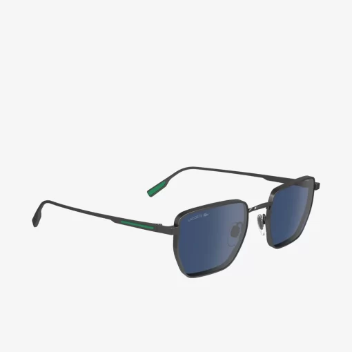 Lunettes De Soleil Retro Carrees En Metal | Lacoste Clearance