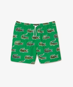 Maillot De Bain Imprime Crocodile | Lacoste Sale