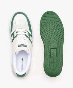 Men'S L001 Contrasted Leather Trainers | Lacoste Outlet