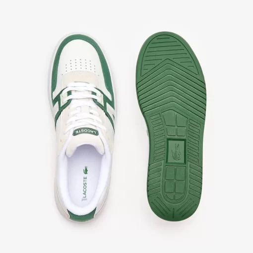 Men'S L001 Contrasted Leather Trainers | Lacoste Outlet