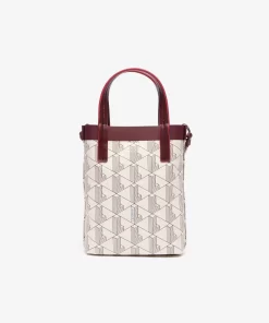 Mini Sac Cabas Avec Monogramme En Toile Enduite | Lacoste Best