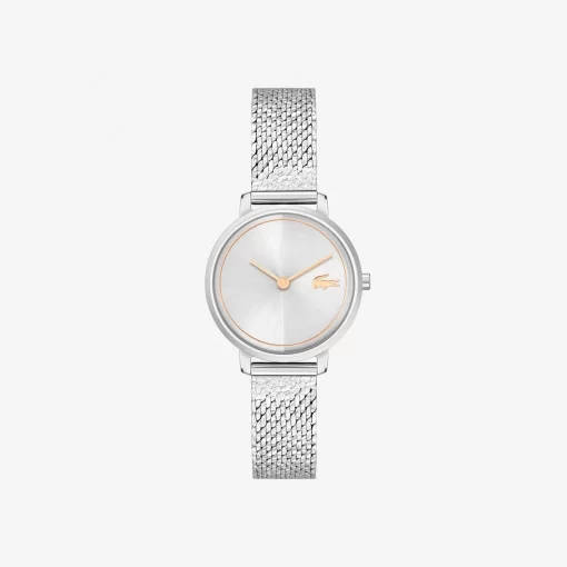 Montre 2 Aiguilles Suzanne Maille En Acier Inoxydable | Lacoste New