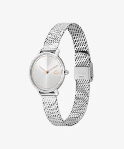 Montre 2 Aiguilles Suzanne Maille En Acier Inoxydable | Lacoste New