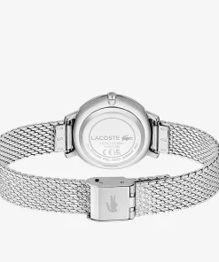 Montre 2 Aiguilles Suzanne Maille En Acier Inoxydable | Lacoste New